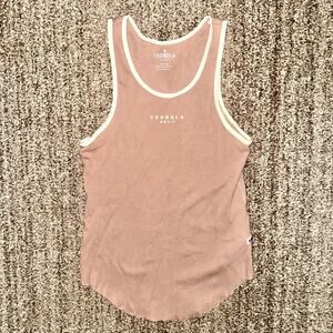 Youngla Men's Rocket Ribbed Tank Top in Pink